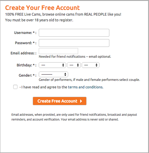 Account password chaturbate